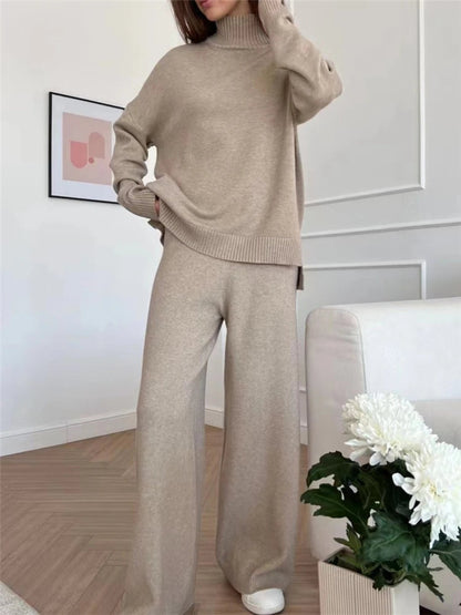 Celeste Cozy Knit Turtleneck Set