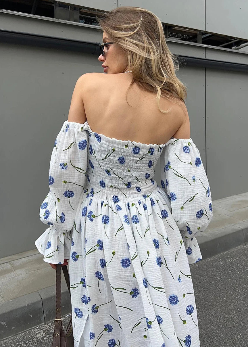 Summer Floral Midi Dress