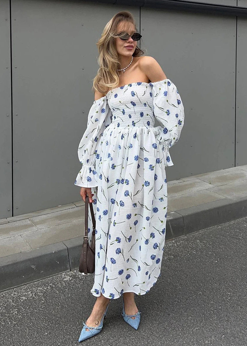 Summer Floral Midi Dress