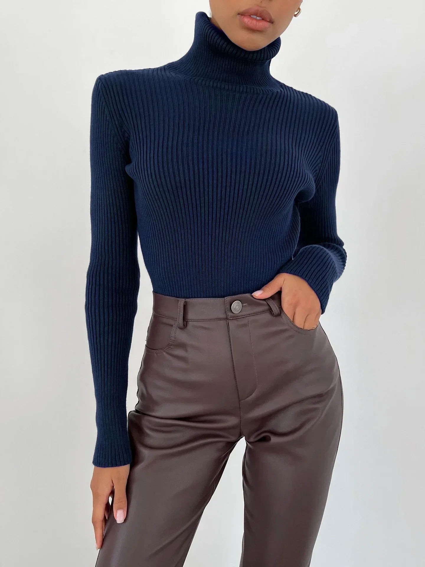 Basic Turtleneck Sweater